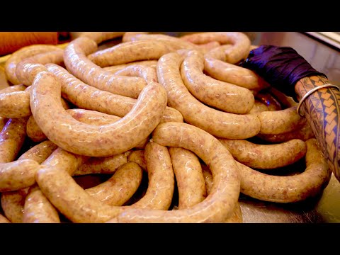 국내 유일,  말발굽 수제 킬바사 소세지를 직접 만들어 판매하는 델리샵  / Handmade Kielbasa Sausage - Korean Street Food