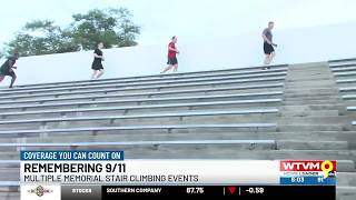 Departments hold memorial stair climbs to honor firefighters lost on 9/11