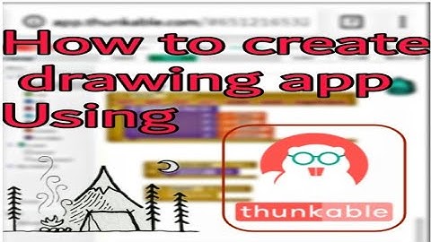 How to create Drawing app for android or ios using thunkable, makroid, appybuilder with mobile phone