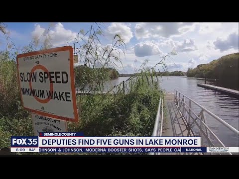 High-tech search of Seminole County lake turns up 5 guns