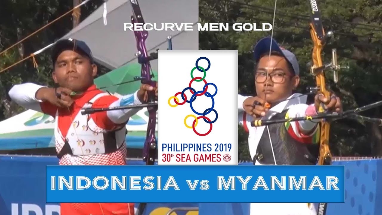 INDONESIA vs MYANMAR Recurve Men Gold Final ARCHERY SEA GAMES 2019
