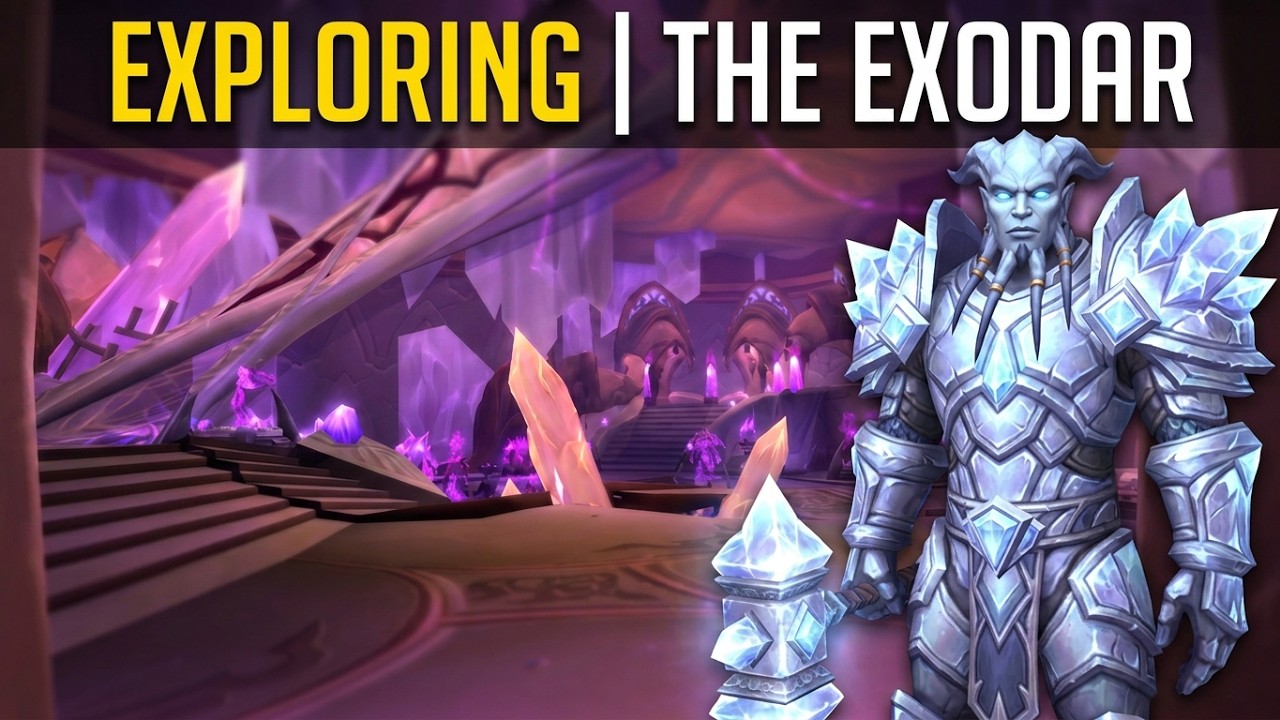 Exodar 🔴⁴ᴷ⁶⁰ WoW - Draenor - Exploring THE EXODAR Gameplay - (No Commentary ...
