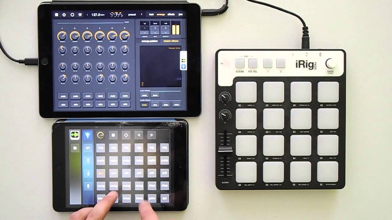 Elastic Drums Update 1.6 preview Jam feat. iRig Pads & Audiobus remote