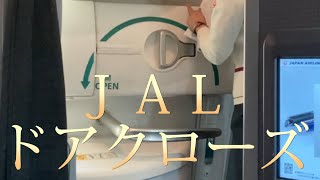 JAL Boeing 787-8 ドアクローズ 羽田→伊丹 ファーストクラスから撮影　チャンネル登録よろしくお願いします