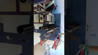 foil REWINDER machine with online slitting