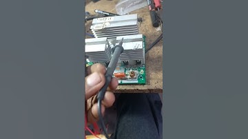 microtek v4 model inverter pcb me pulse checking  #inverter