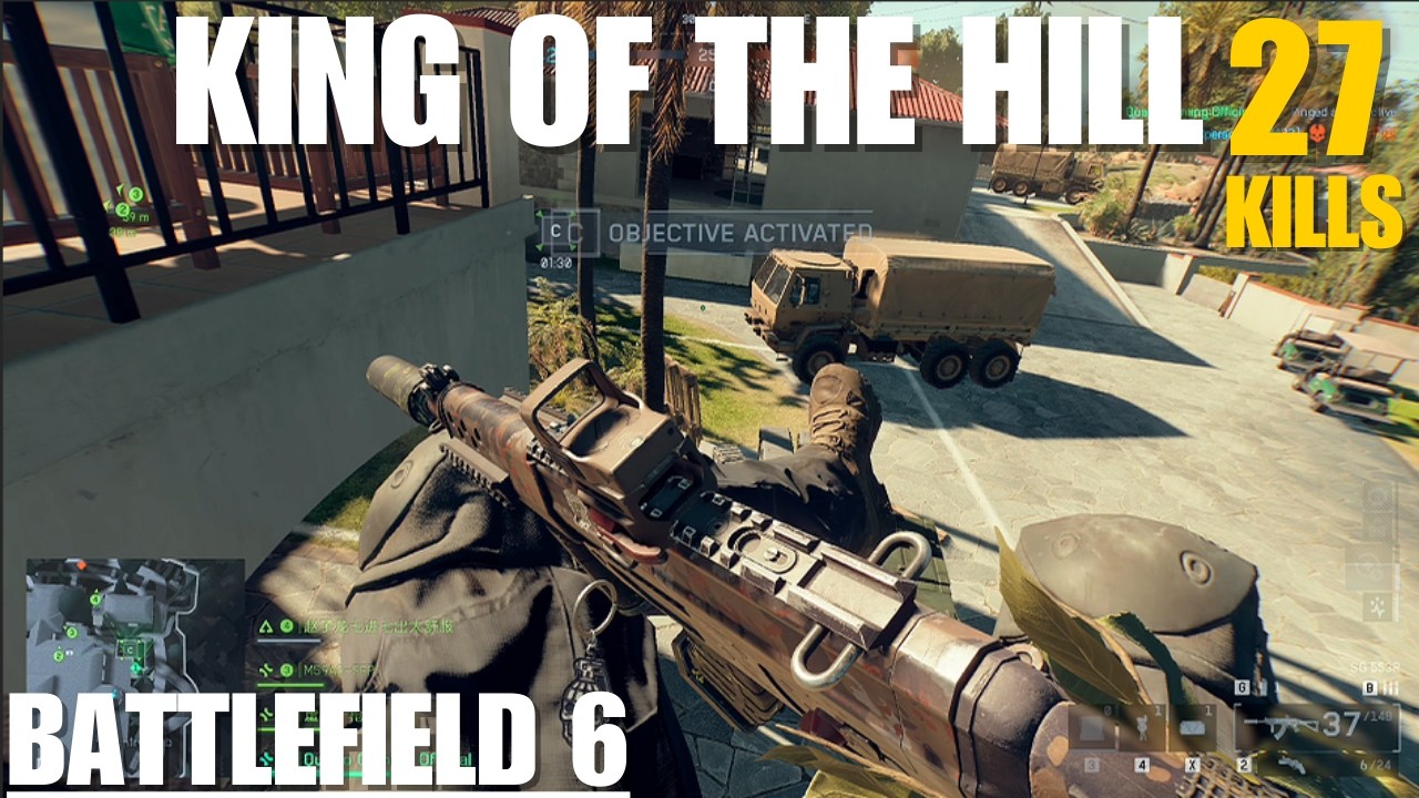 BATTLEFIELD 6 - KING OF THE HILL 27KILLS  FULL Gameplay! Eastwood (First Cut) Map
