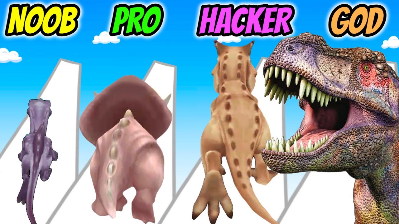 Dino Tharsh 3D - NOOB vs PRO vs HACKER vs GOD