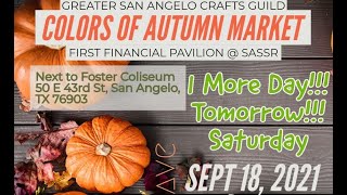 Greater San Angelo Crafts Guild Autumn Market 2021