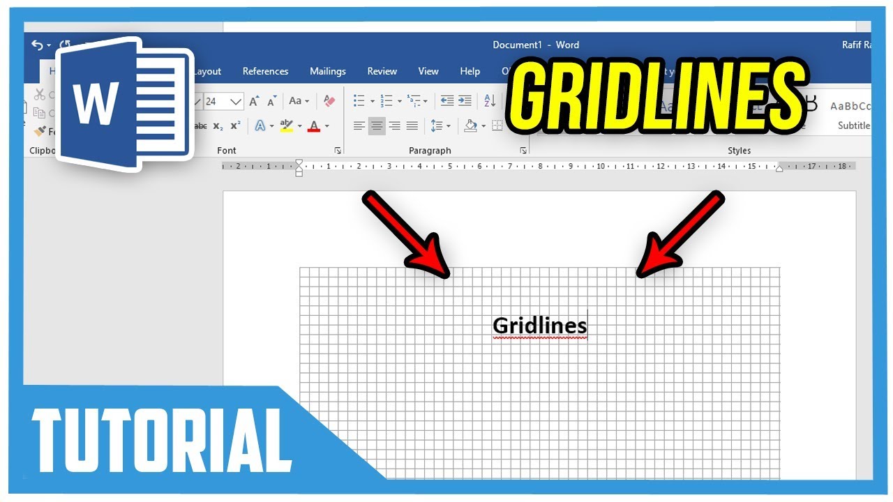 ms word snap to grid when document grid is defined