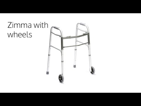 Zimma Folding Walker With Wheels 2