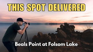 This Sunset Spot at Folsom Lake NEVER Misses | Beals Point Photography