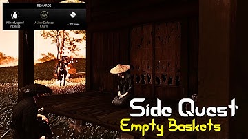 Ghost of Tsushima PC - Empty Baskets Side Quest Gameplay | 4K