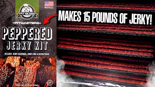 Loaded Pit Boss Vertical Smoker BEST Jerky Snacks