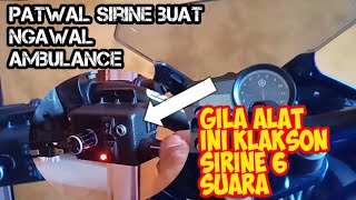 Review klakson sirine 6 suara dimotor Yamaha R15