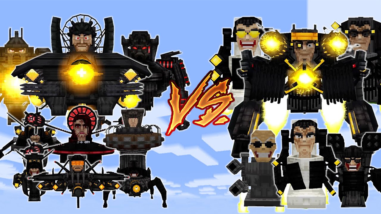 NEW ASTRO TOILET vs NEW SKIBIDI TOILET - SKIBIDI TOILET MULTIVERSE V9 | MINECRAFT PE BATTLE