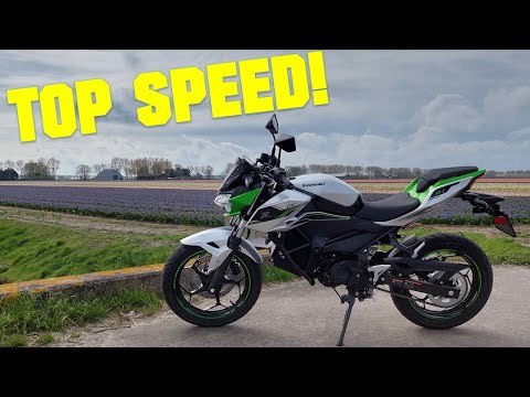 2024 KAWASAKI Z E-1 TOP SPEED WITH E-BOOST - YouTube