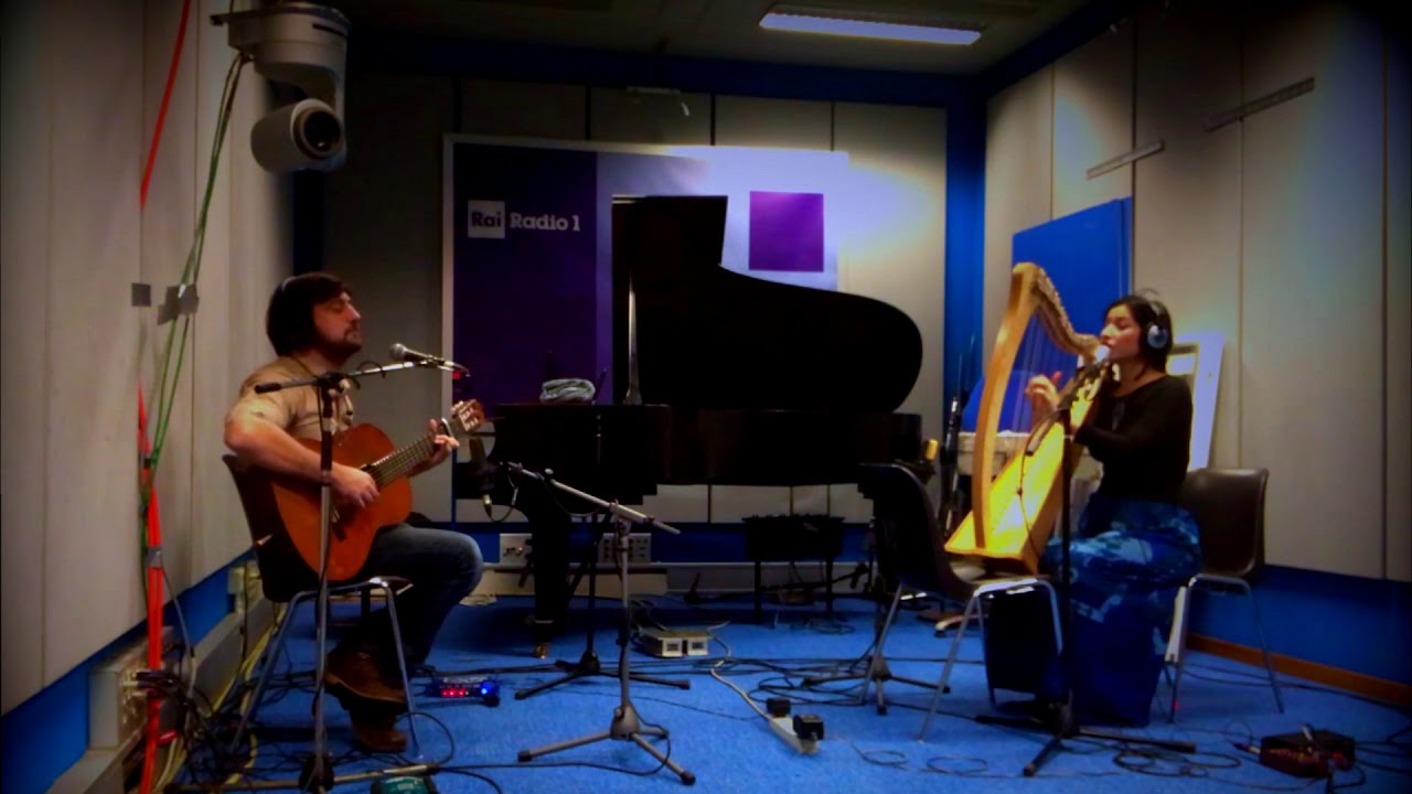 Tarantella Carpinese (Italian Tarantella)- Jacopo Barbato & Valeria Vil LIVE (guitar & harp)