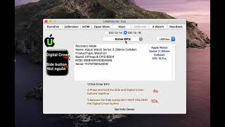 USBPatcher Tool (MacOS) | Bypass Passcode Apple Watch Serial 1, Serial 2, Serial 3 full all features