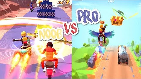 Games balap motor adu jotos gokil Noob vs Pro racing smash 3D Games
