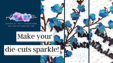 Make you die cuts sparkle | NEW Altenew Plentiful Patterns die and stencil release!