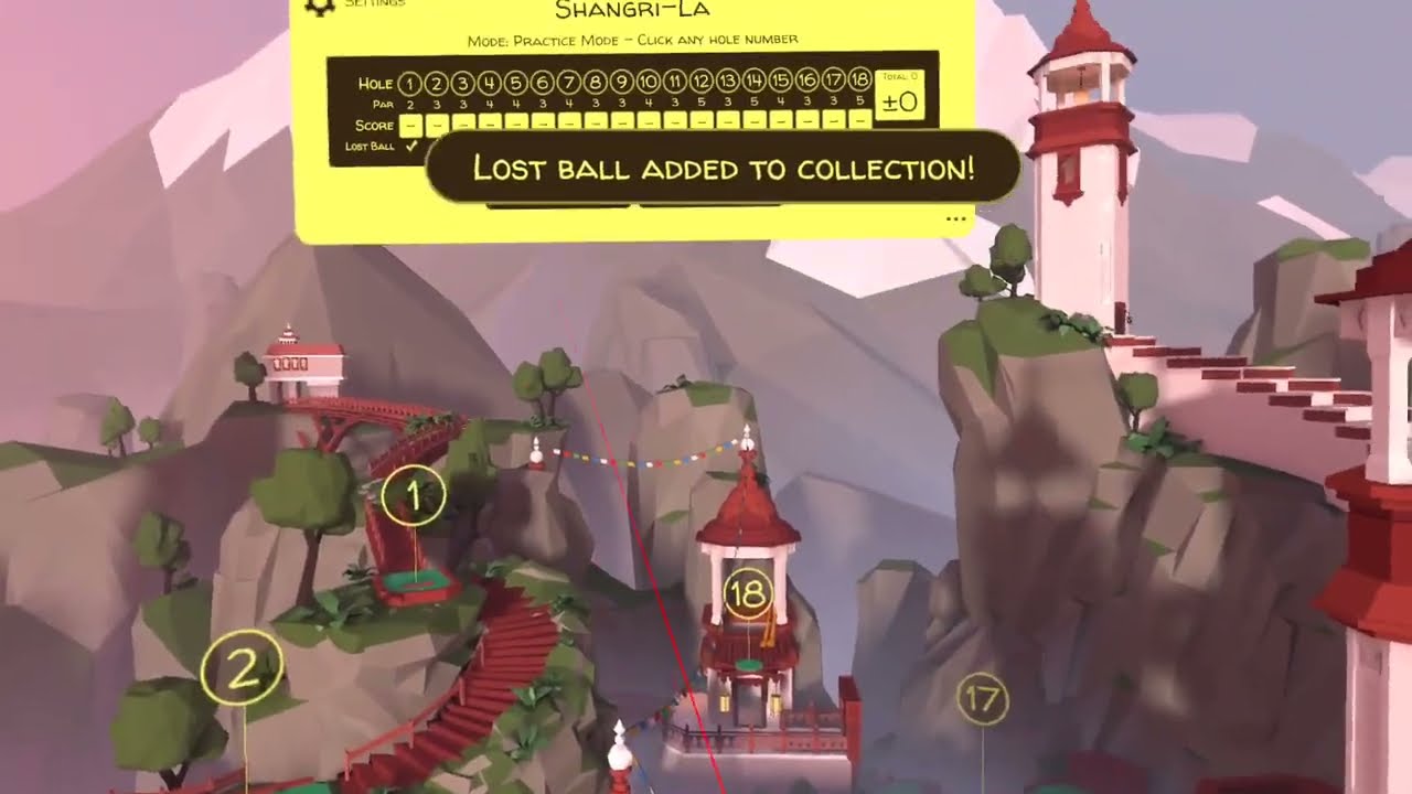 Shangri-La Lost Ball Guide Walkabout Mini Golf VR