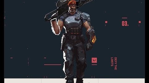 Brimstone from Valorant fan animation