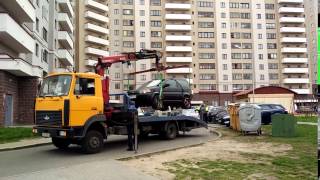 Видео Эвакуация. Иосифа Жиновича д1. Минск. от Seen by Antono, улица Иосифа Жиновича, Минск, Белоруссия