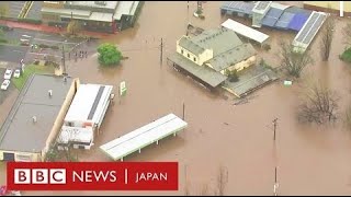 豪シドニーなどで洪水、約5万人が避難