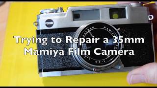 Repairing a Mamiya 35mm Film Camera