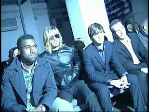 Jared Leto with Kanye West, Chace Crawford, and Pa...
