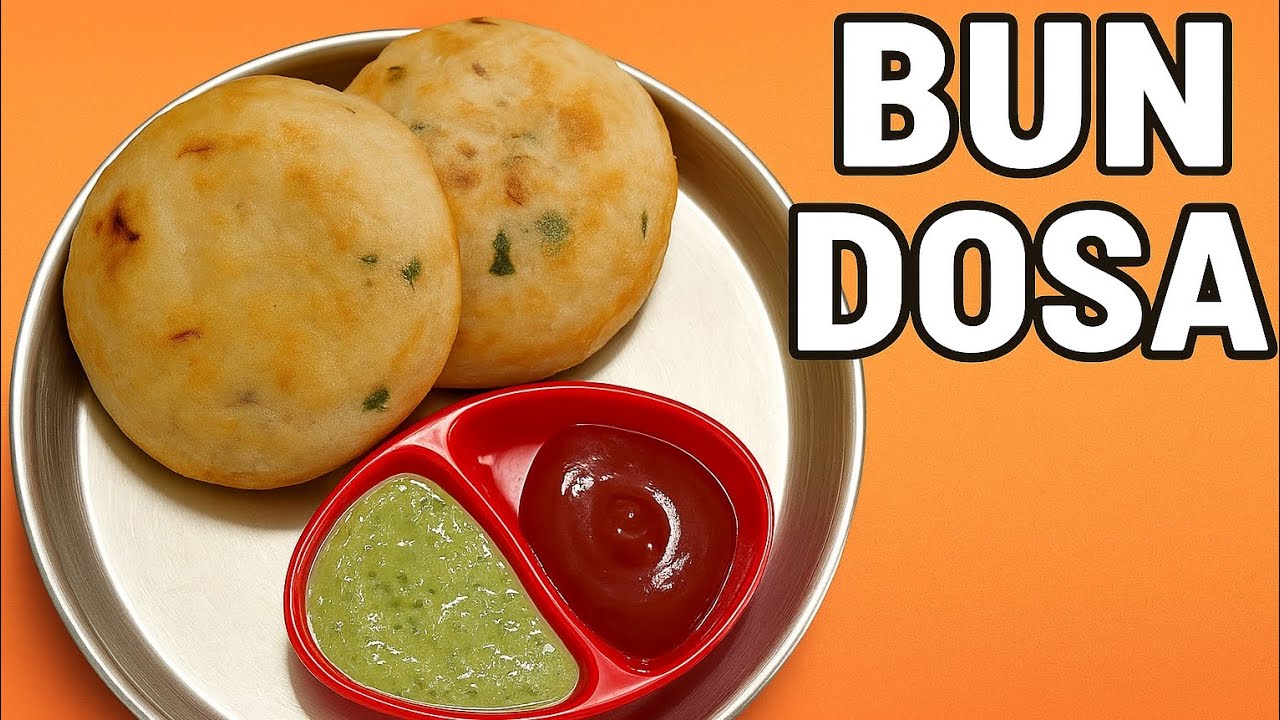 Fluffy Bun Dosa Recipe | Soft & Spongy | Kids Tiffin | South Indian Delight | Dosa | Madhur Mithaas
