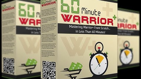60 Minute Warrior – Turn PLR Into A WarriorPlus Product Launch! 60 Minutes To Warriorplus Product!
