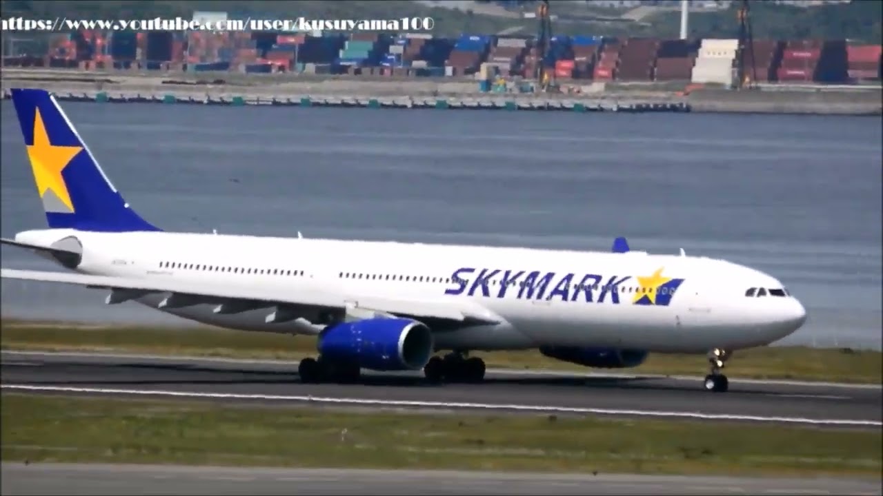 ✈✈羽田空港 二度と見られないスカイマークのAirbusA330”新型機A330