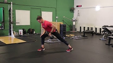 Split Stance DB 1-Arm Row