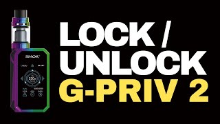 Smok G-Priv 2 - How To Lock And Unlock The Firekey Fix Firekey Locked