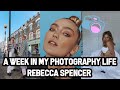 A WEEK OF PHOTOGRAPHY SHOOTS VLOG IN LONDON WITH REBECCA SPENCER