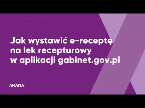 Jak wystawić e-receptę na lek recepturowy w aplikacji Gabinet.gov.pl