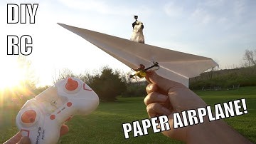 RC Paper Airplane How to Make