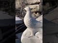 Stone art - #whitequartz #crystals #lovebirds #carving #monument #mining #viral #trending #handmade