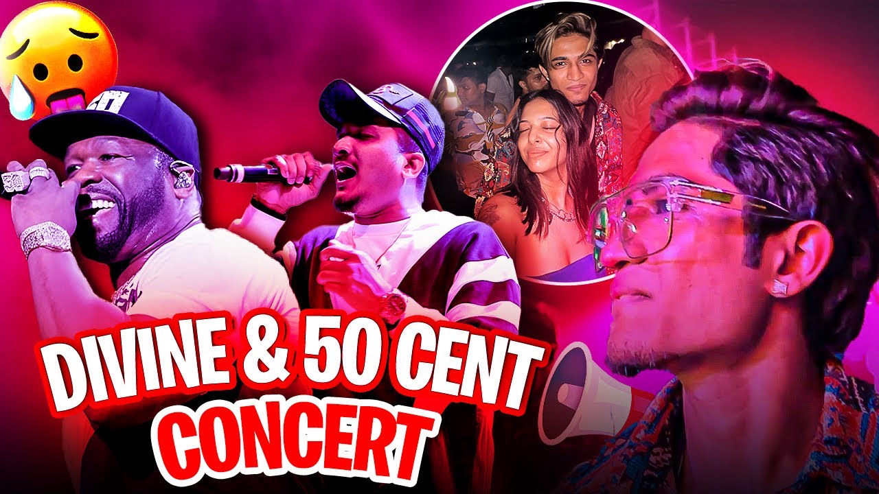 ATTENDING DIVINE & 50 CENT CONCERT IN MUMBAI
