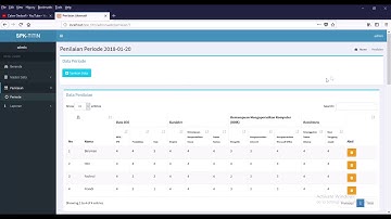 Sistem Pendukung Keputusan SPK Penerimaan Karyawan dengan Metode Profil Matching Codeigniter
