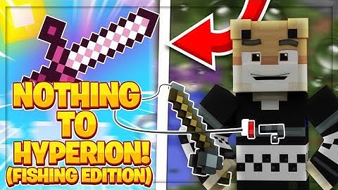 FISHING from NOTHING to a HYPERION!! -- Hypixel Skyblock