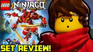 Cool, BUT NO KNEES!!! 🔥 Ninjago Dragons Rising Kai's Ninja Climber Mech Review! 71812