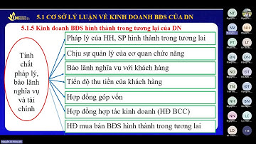 🔥 Ch 5 (tt) QUẢN LÝ HOẠT ĐỘNG KINH DOANH BẤT ĐỘNG SẢN 💰 Trường Đại học Công nghiệp TP.HCM | Hovy IUH