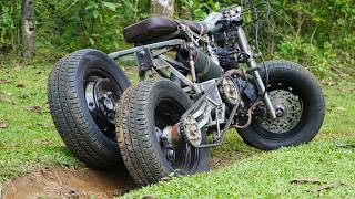 I Built a 3-Wheel Bike That Actually Leans! 🤯 | Full Tilting Trike Build