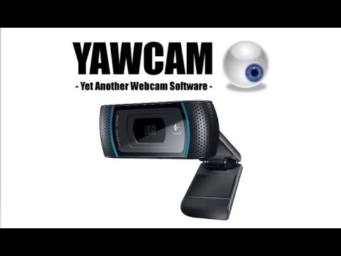 Yawcam and webcam for surveillance, how to