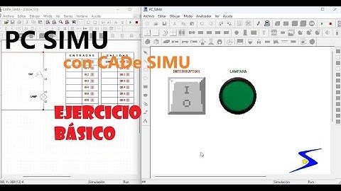 PC Simu CLASE 20 Primer Ejercicio #pcsimulator #cadesimu #control #automatizacion #educationalvideo