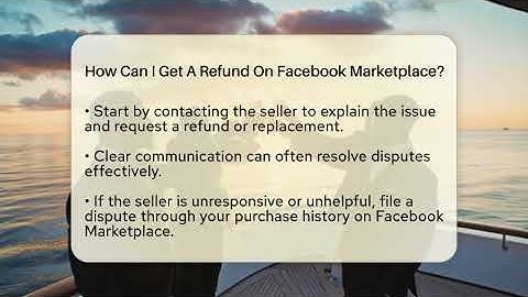 How Can I Get A Refund On Facebook Marketplace? - Everyday-Networking