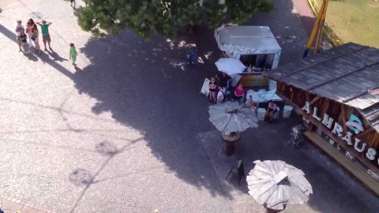 Im Space Shot im Wiener Prater angeblich 5G (HD)